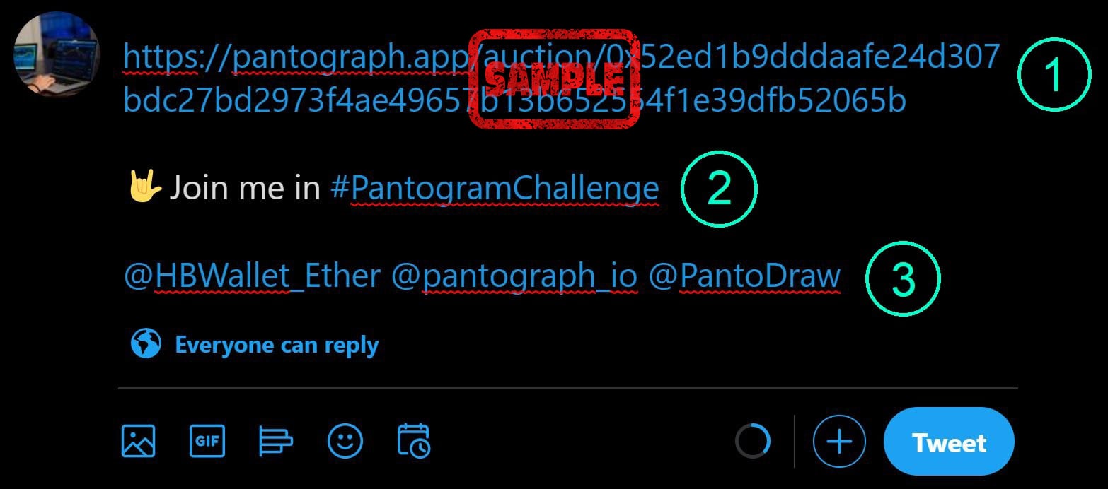 Pantogram Challenge Tweet Sample August 2020